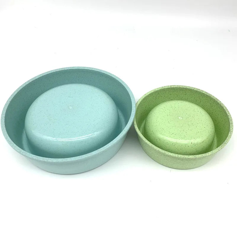 Dog ,Cat Water Feeding Bowl Durable Thicken Plastic