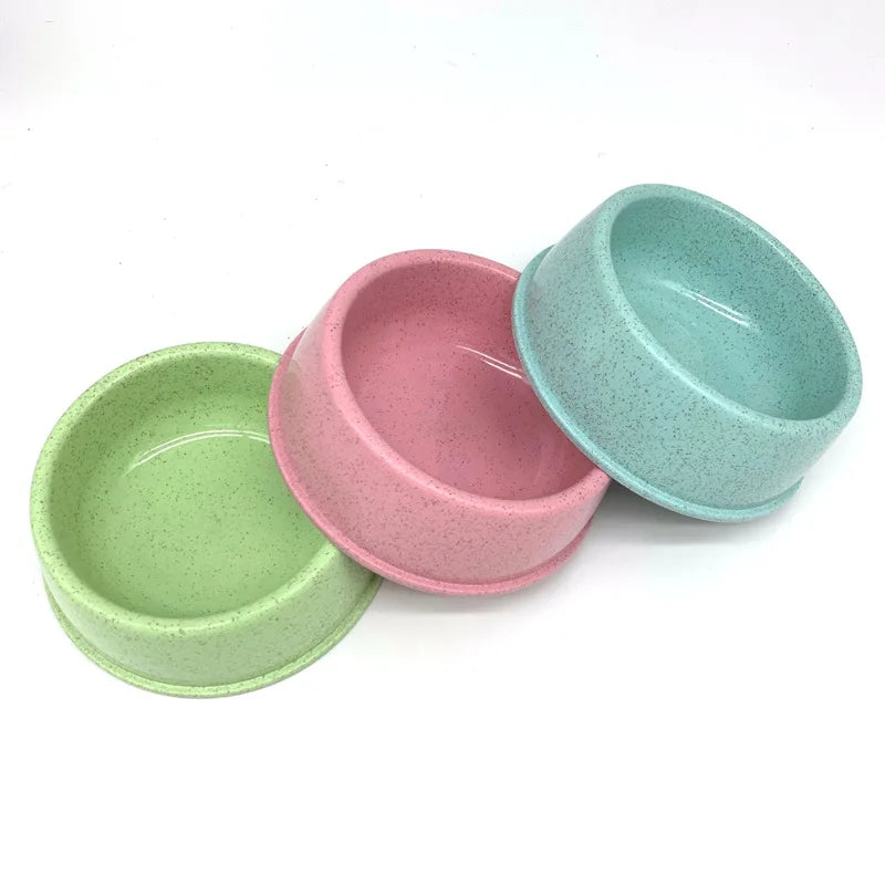 Dog ,Cat Water Feeding Bowl Durable Thicken Plastic