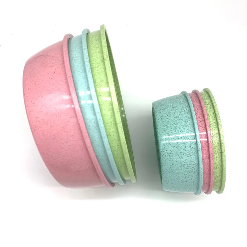 Dog ,Cat Water Feeding Bowl Durable Thicken Plastic