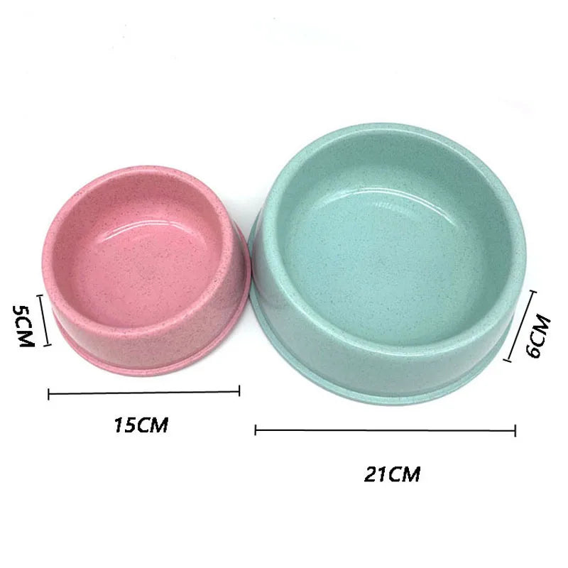 Dog ,Cat Water Feeding Bowl Durable Thicken Plastic