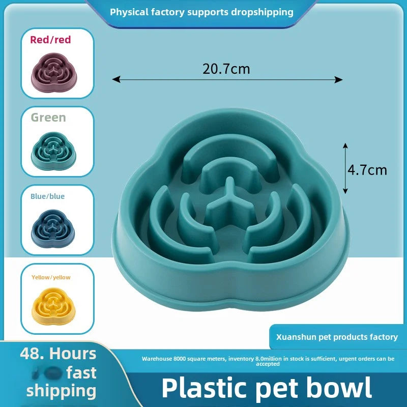 1pc Slow Food Bowl, Plastic Anti-Choking ,Slow Eating ,Cloud Shape, Prevent Vomiting And Protect Intestines
