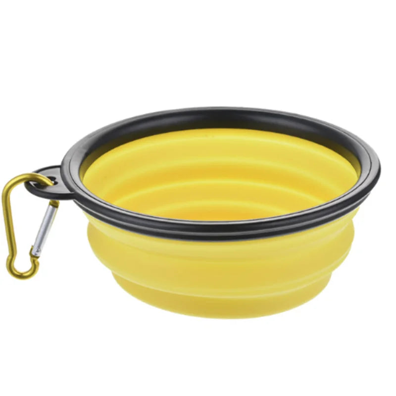 Durable Portable Food Bowl for Cats And Dogs ,Silicone ,Collapsible ,Travel Outdoor Water Food Bowl
