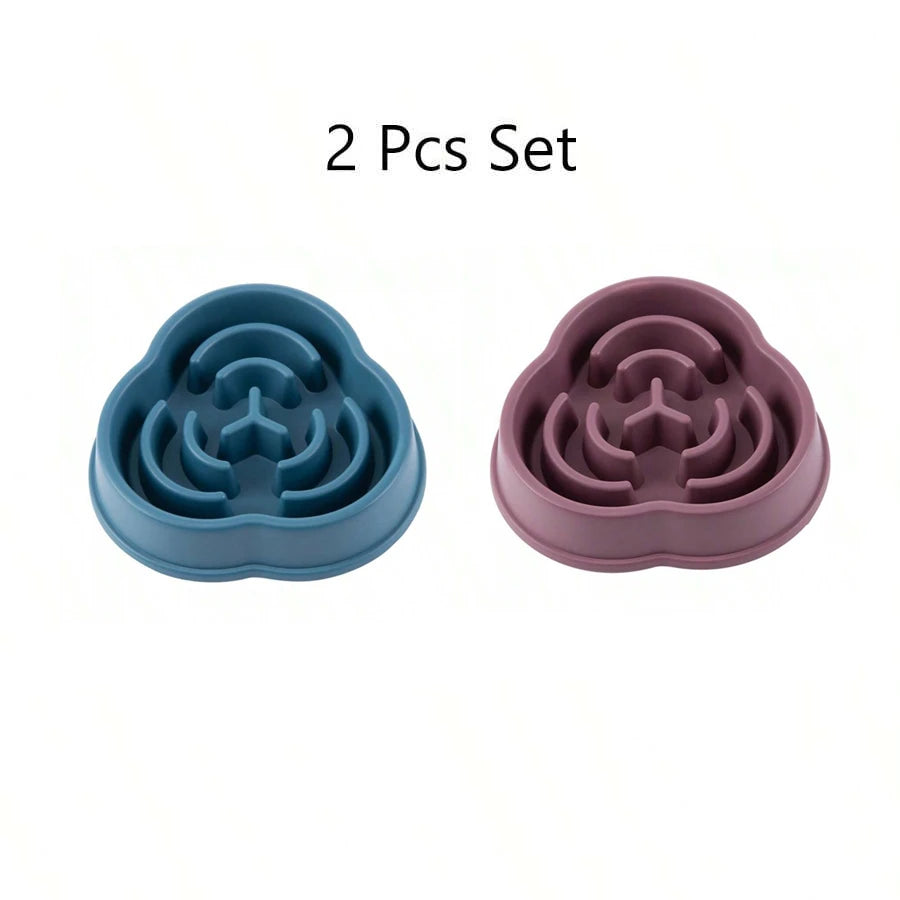 1pc Slow Food Bowl, Plastic Anti-Choking ,Slow Eating ,Cloud Shape, Prevent Vomiting And Protect Intestines