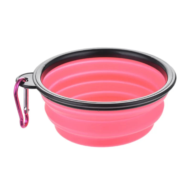 Durable Portable Food Bowl for Cats And Dogs ,Silicone ,Collapsible ,Travel Outdoor Water Food Bowl