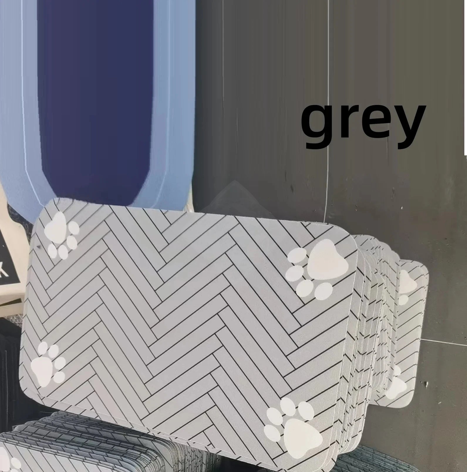 S、M、L , absorbent Pet Feeding Mat, Waterproof Placemat for Dog & Cat , Quick-Dry Rubber Backing