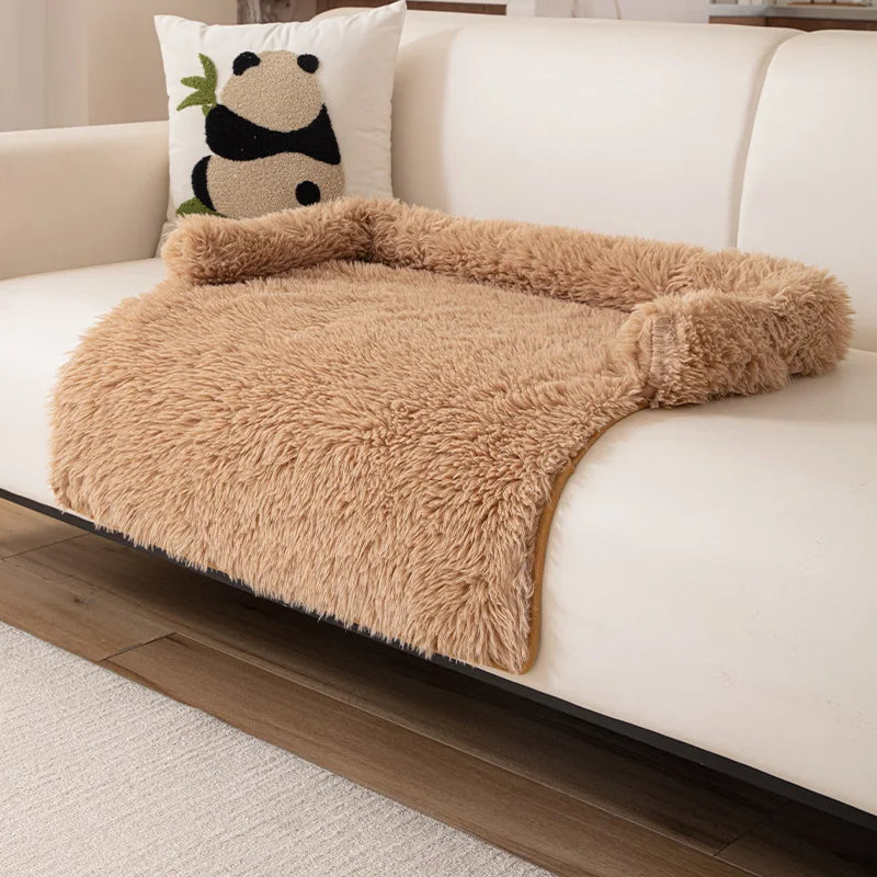 2025 New Style Sofa Pet Pad, Plush Dog Bed, Warm and Anti-slip Pet Sleeping Sofa Pad