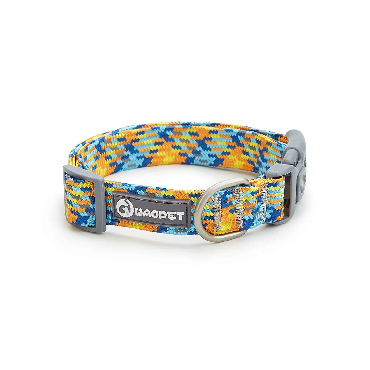 Nylon Dog Collar ,Adjustable, Reflective with Metal Buckle and Quick Release Buckle Large and Medium Dog Pet Collars