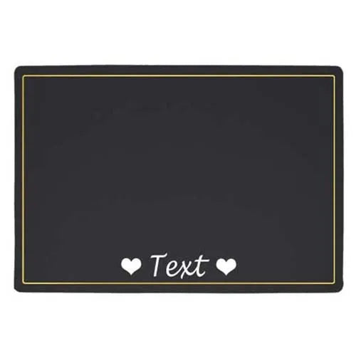 Custom Pet Food Bowl Mat, Waterproof,  Personalized Placemat For Pets Name ,Easy Wash Drinking ,Feeding Pad