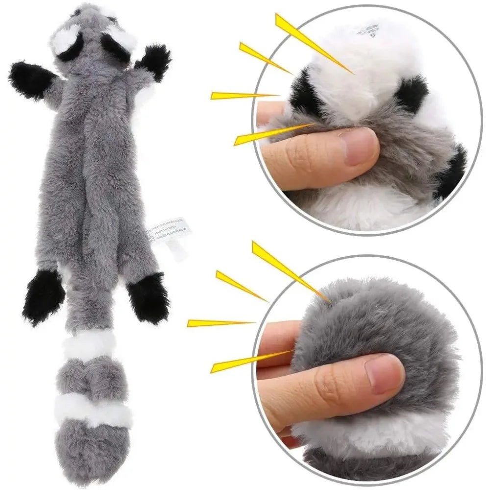18 Inch Stuffing Free Squeaky Toy for Small,  Medium Dogs