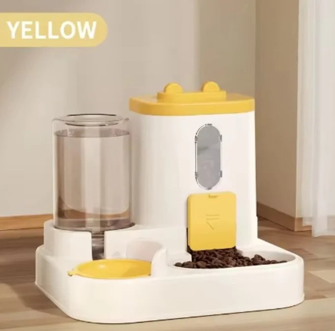 2in 1  Fully Automatic Cat Food Feeding and Water Dispenser
