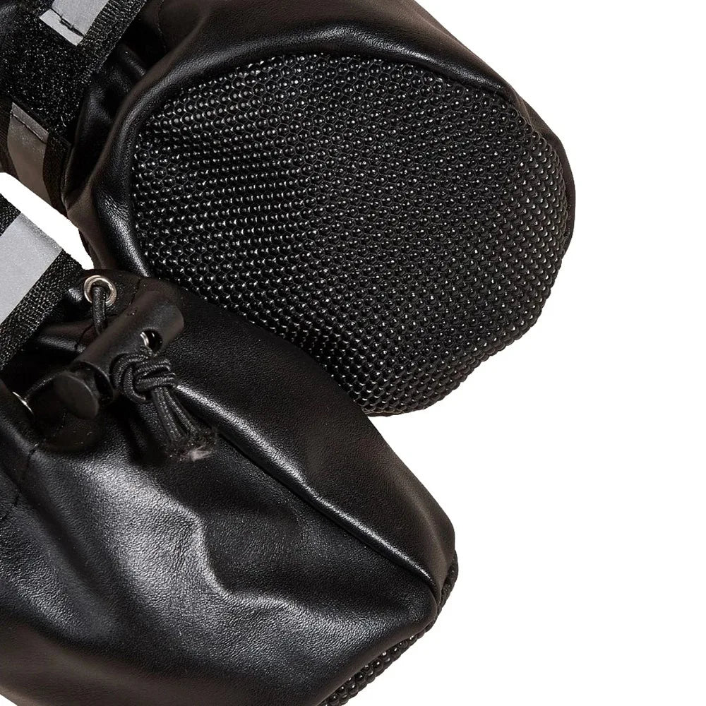 All Season 4 pcs Medium and Large Dog Shoes Outdoor and Indoor Shoes With Reflective Closure