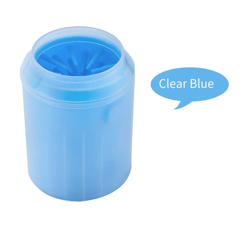 Paw Wash Cup,  Portable Cat Dog Paw Cleaning Brush , Soft Silicone  Washing Tool