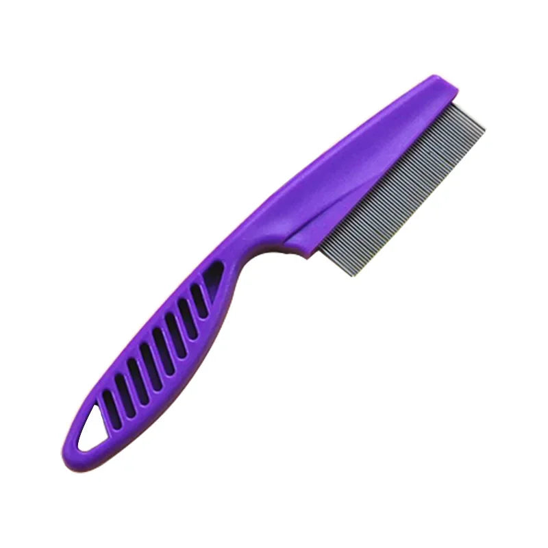 Pet Hair Shedding Comb Stainless Steel Flea Comb for Cats and Dogs