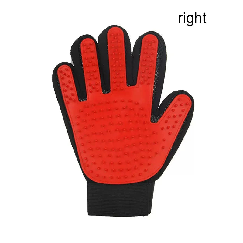 Pet Hair Glove, Dog and Cat Grooming, Deshedding Hair and Massage Brush