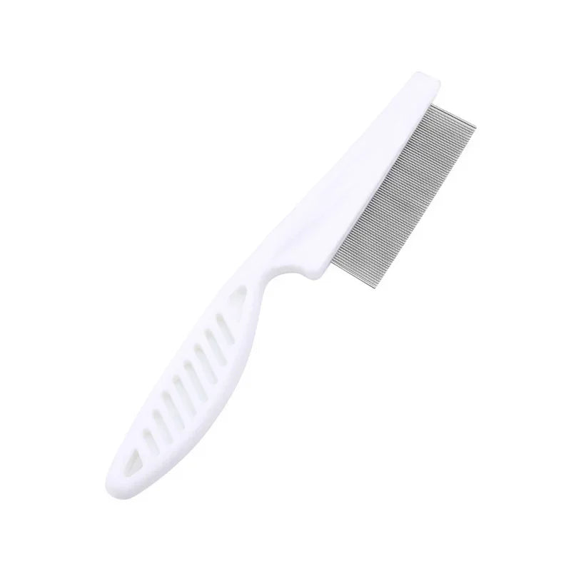 Pet Hair Shedding Comb Stainless Steel Flea Comb for Cats and Dogs