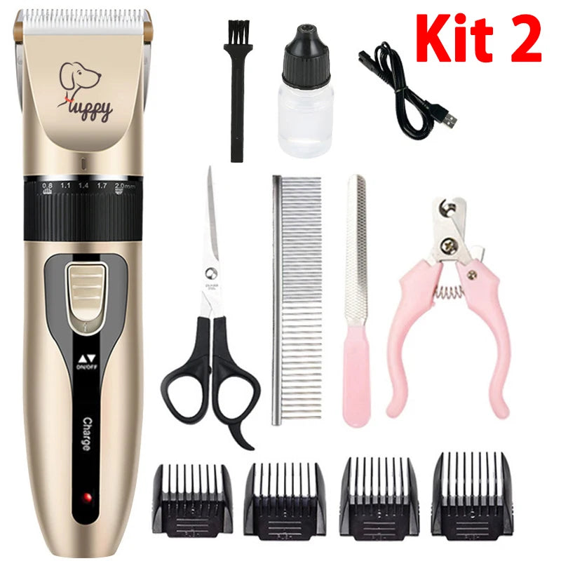 Pet Clipper Grooming Kit , Rechargeable