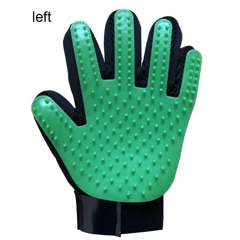 Pet Hair Glove, Dog and Cat Grooming, Deshedding Hair and Massage Brush