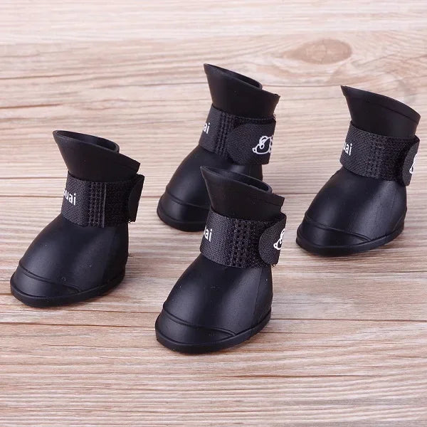 Dog Shoes,  Waterproof ,  Rain Shoes for Dogs and Puppies, Rubber Boots, Durable
