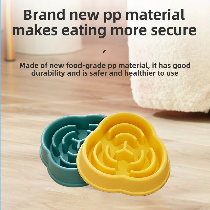 1pc Slow Food Bowl, Plastic Anti-Choking ,Slow Eating ,Cloud Shape, Prevent Vomiting And Protect Intestines