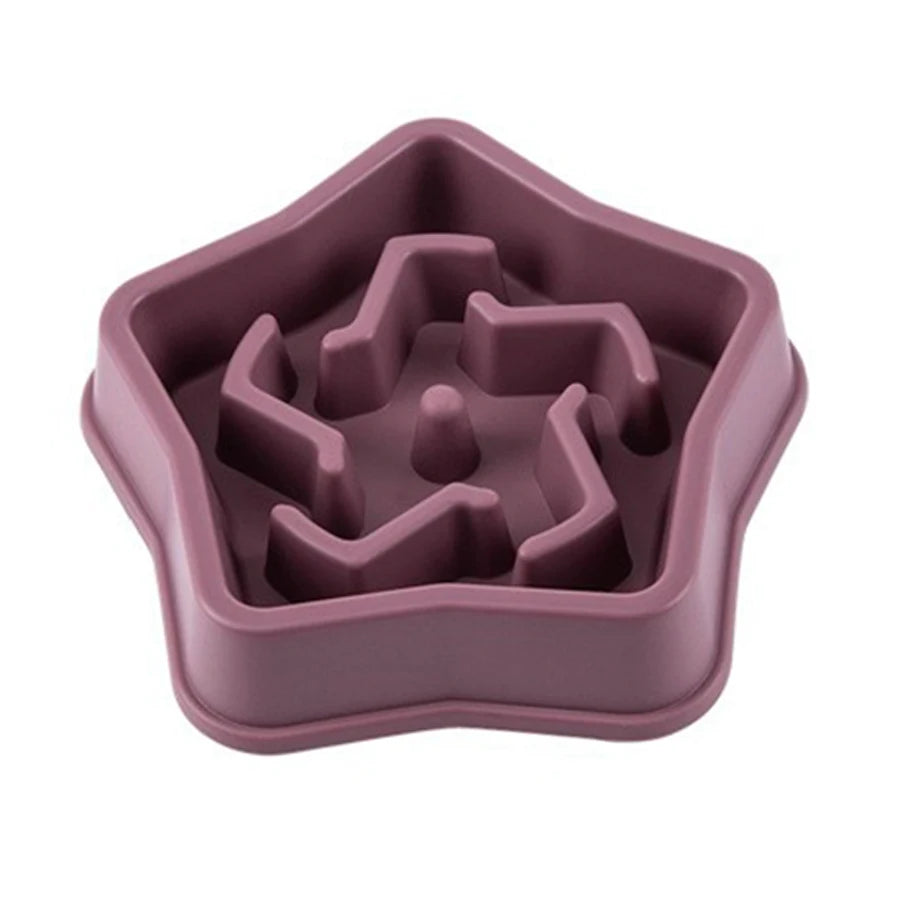 1pc Slow Food Bowl, Plastic Anti-Choking ,Slow Eating ,Cloud Shape, Prevent Vomiting And Protect Intestines