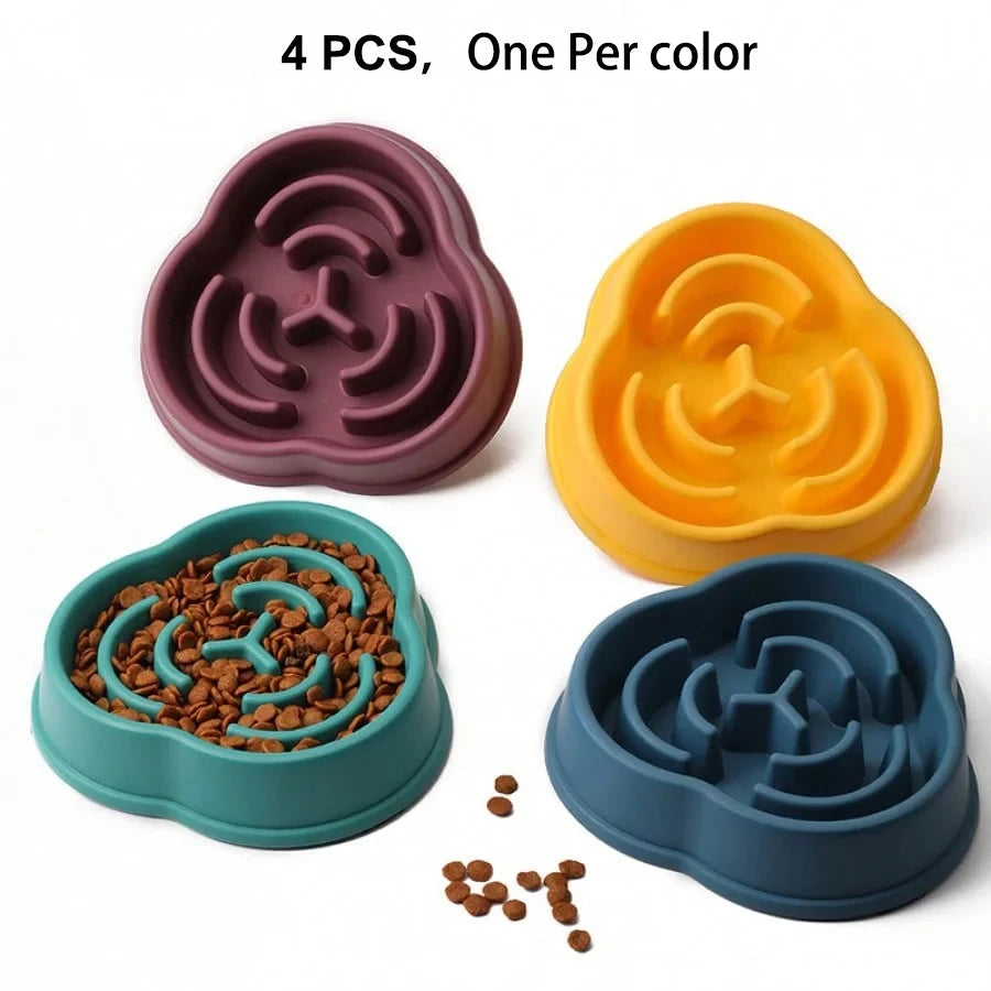 1pc Slow Food Bowl, Plastic Anti-Choking ,Slow Eating ,Cloud Shape, Prevent Vomiting And Protect Intestines