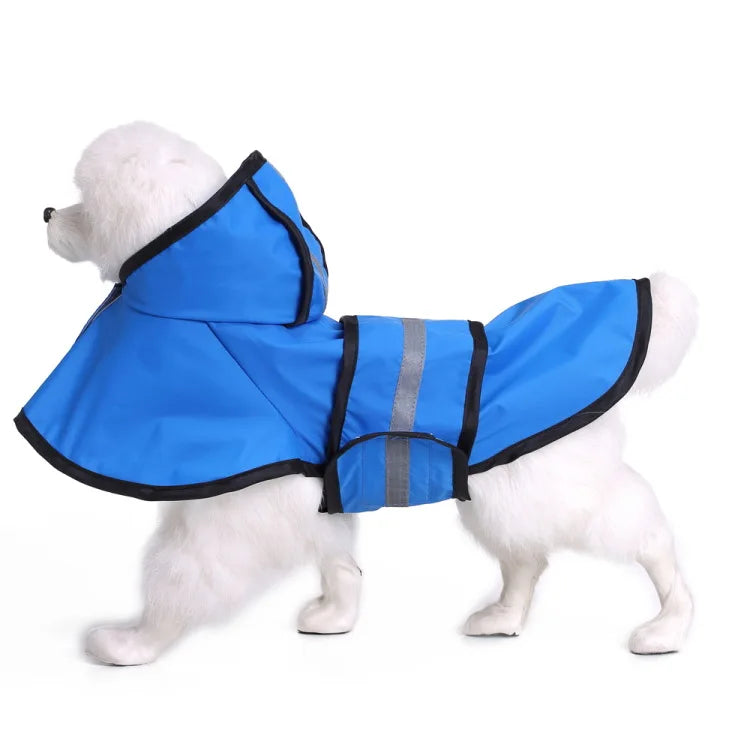 Large Dogs Raincoat ,  Poncho , Reflective, Waterproof