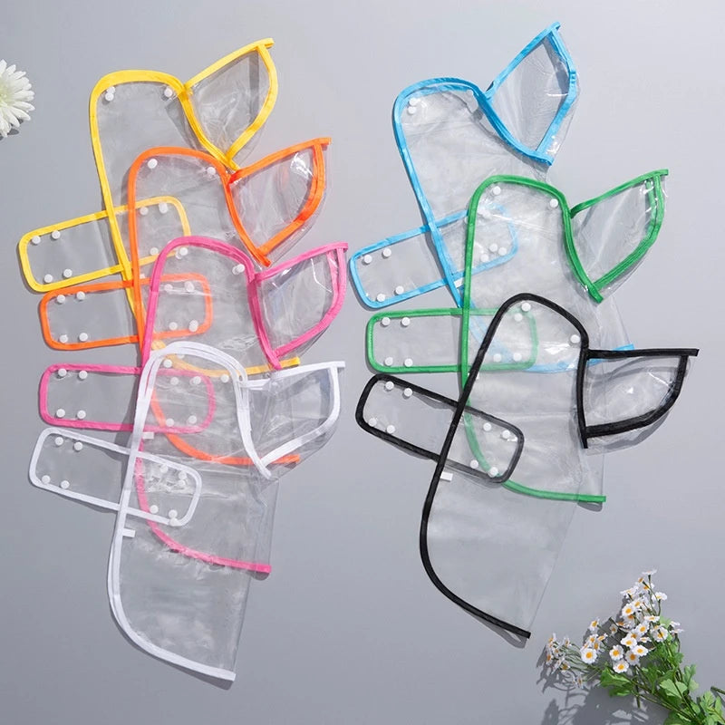 Transparent  Raincoat , Thickened , Windproof and Waterproof Large, Medium, and Small Pets