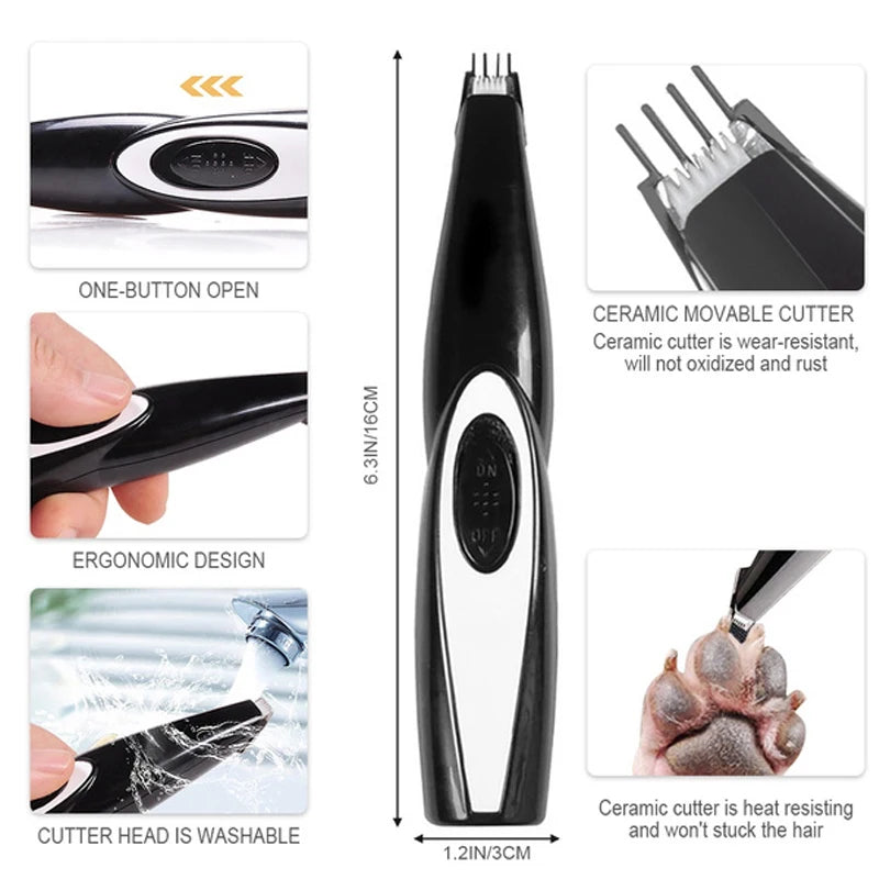 Pet Clipper Grooming Kit , Rechargeable