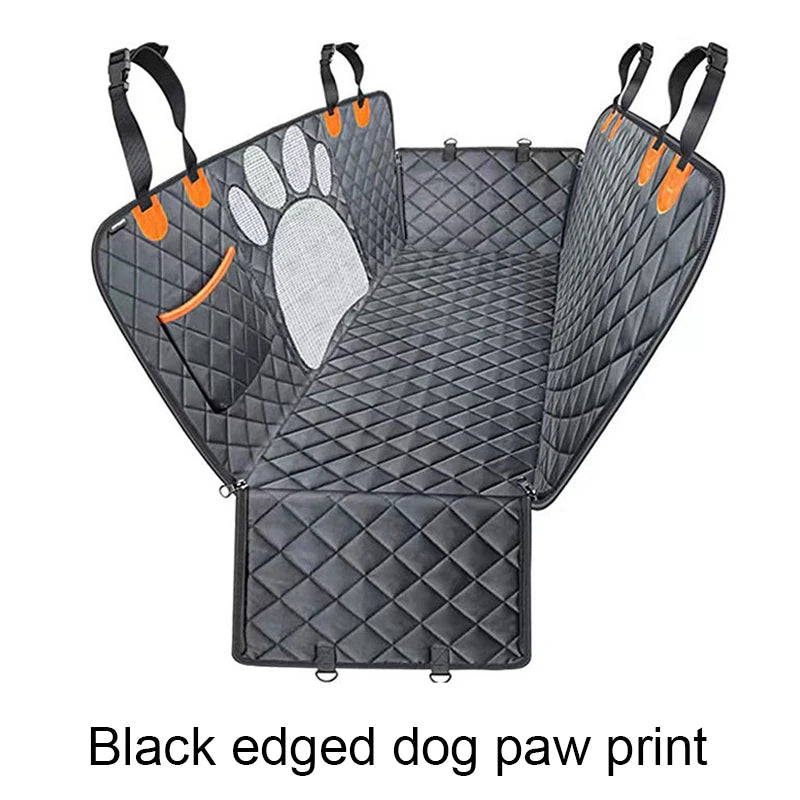Visual Mesh Window and Side Zipper Car Seat & Door Protec Car Seat Cover, Waterproof ,Travel Mat Hammock