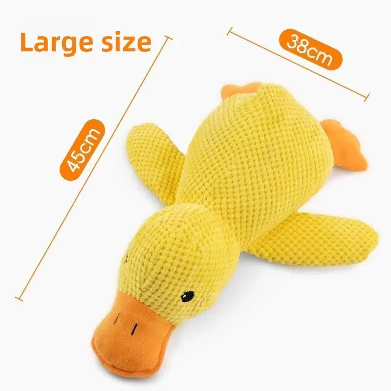 1/3PCS Things For Dogs Dogs Calming Duck Squeaky Plush Toy ,Luxury Sleep Aid Durable Puppy Companion