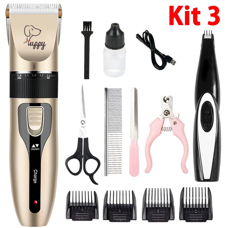 Pet Clipper Grooming Kit , Rechargeable