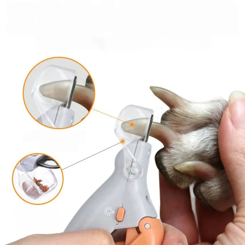 Cat and Dog nail clippers with LED light