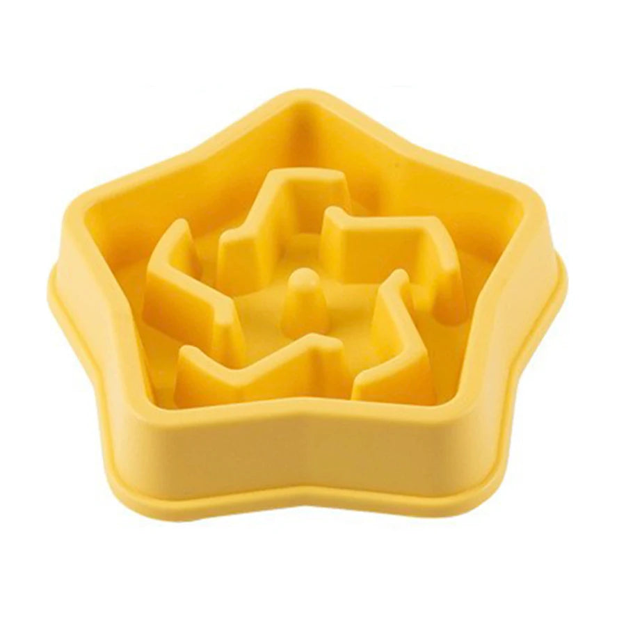 1pc Slow Food Bowl, Plastic Anti-Choking ,Slow Eating ,Cloud Shape, Prevent Vomiting And Protect Intestines