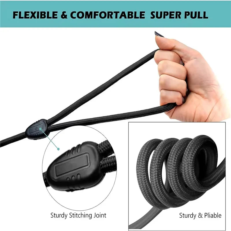 Long Nylon Dog Leash For Dogs and  Cats Outdoor Hiking Lead Rope Strong,5m 10m 15m