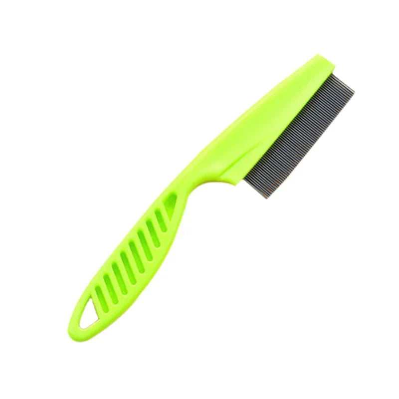Pet Hair Shedding Comb Stainless Steel Flea Comb for Cats and Dogs