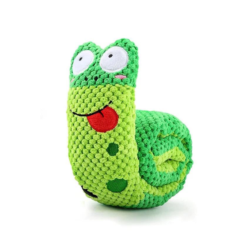Dog Puzzle Toy, Plush Sound Toy ,Foldable Molar Puppy Nail Frog Sniffing Smell Food Interactive Speaker Stuff Dogs Supplies