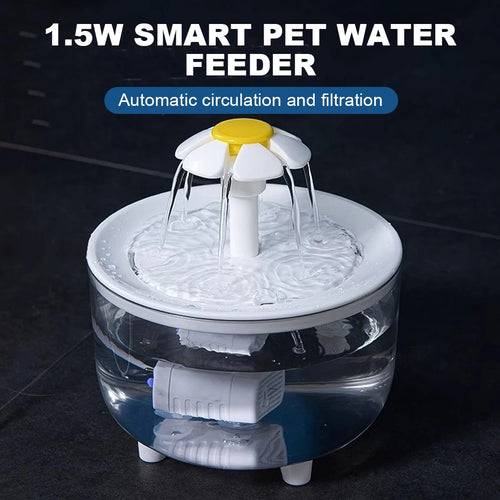 1200ml Automatic Cat Water Fountain, USB , Electric , Pet Drinking Water Dispenser