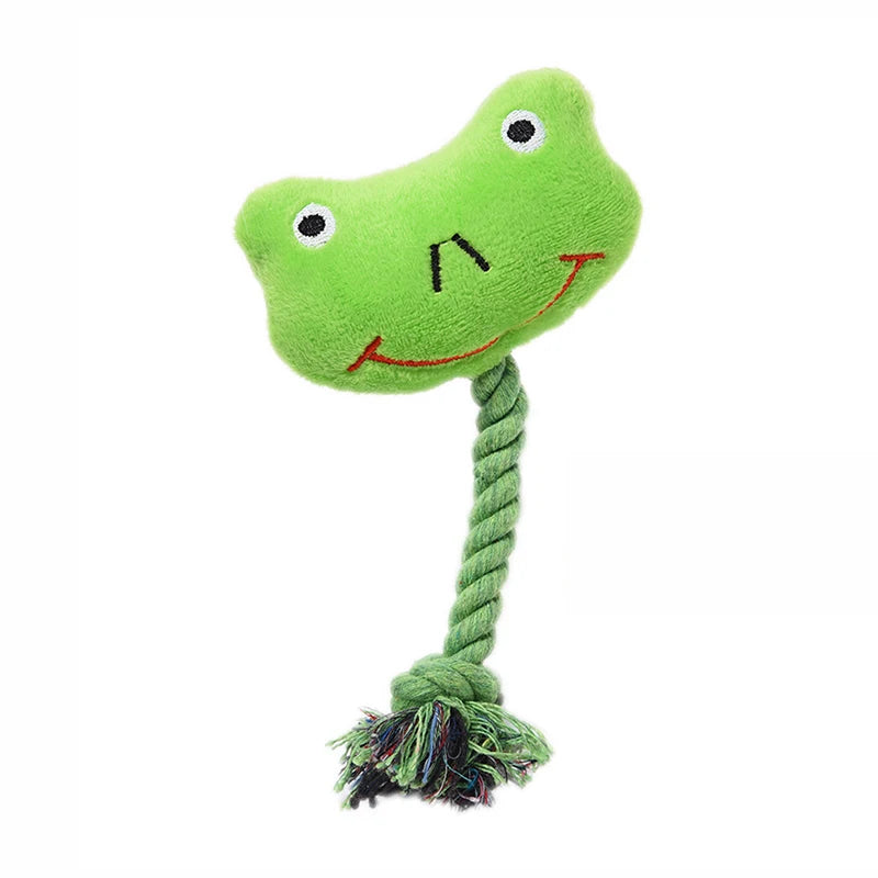 Cartoon Animals Chew Toy , Squeaky Dog Toys for Small Dogs , Bite Resistant Puppy Toy