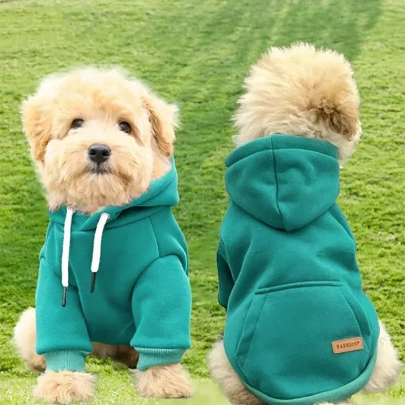 Dog Hoodie for Small And Medium Dogs,  Outdoor Sweatshirt,  Warm Fleece