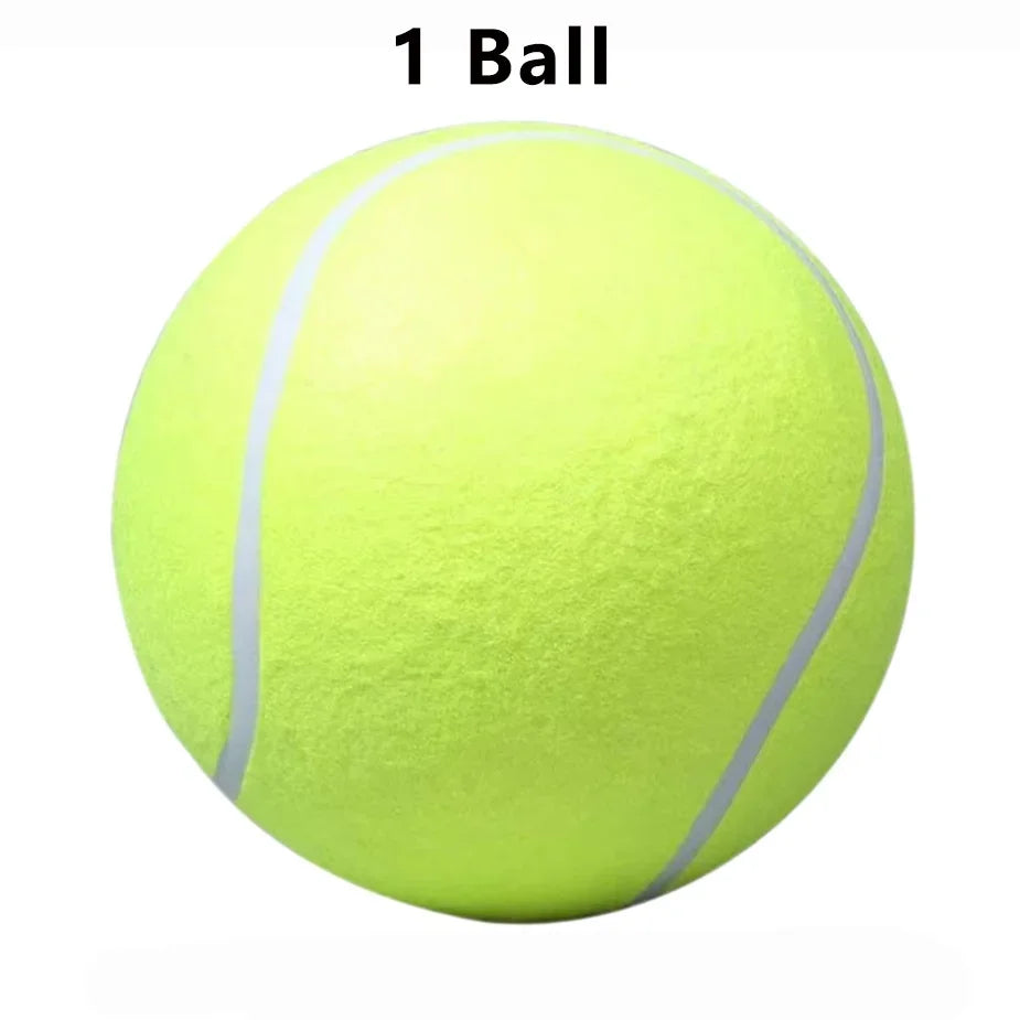 7/9.5Inch Giant Tennis Ball ,Inflatable Toy for Dog Training Ball 24cm Tennis Ball with Air Pump Interactive Dog Toys