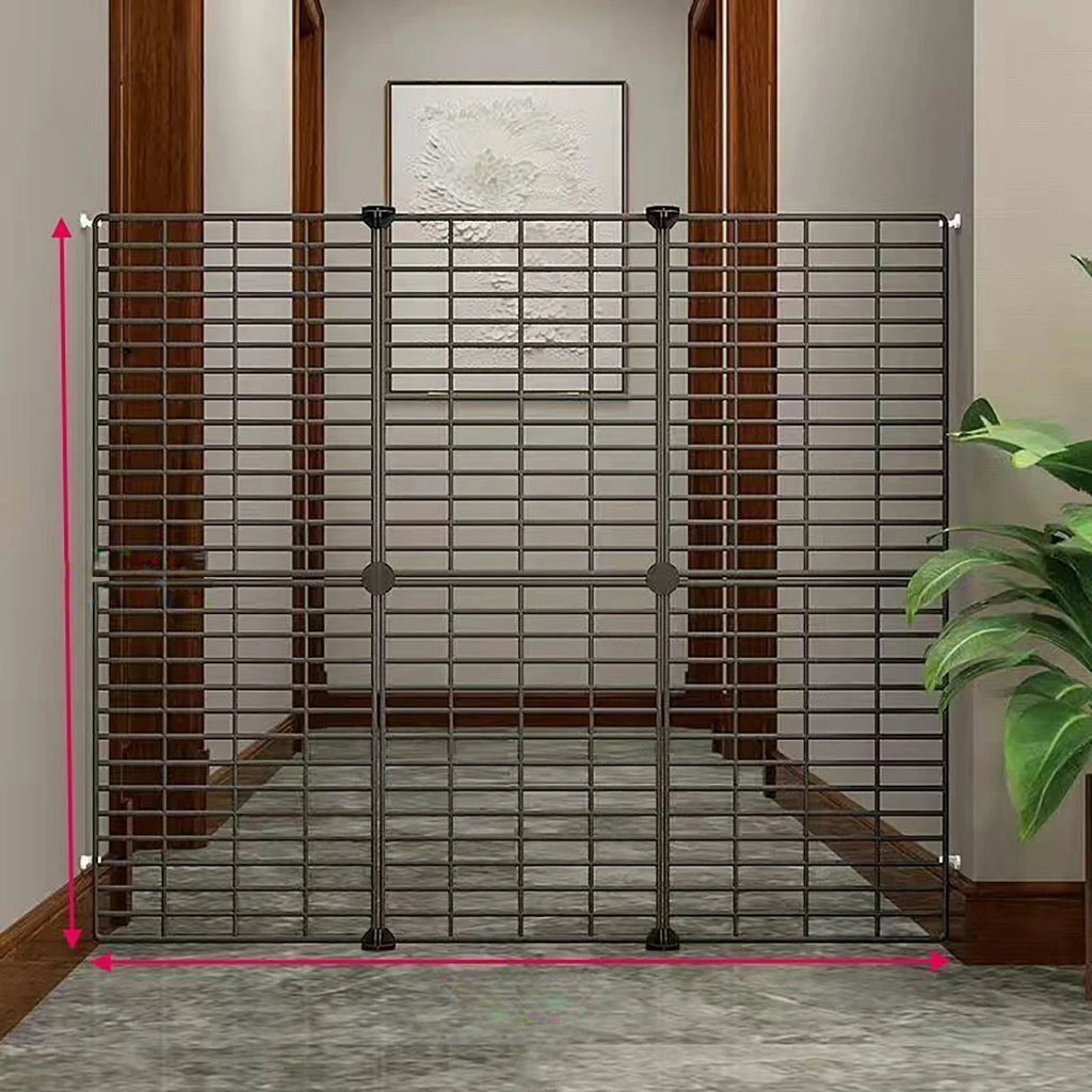 Gate Barrier, No-Drill Gate Barrier, Wire Mesh to Block Dogs, Isolation for Doorways, Stairs, Balconies, Pet Fence