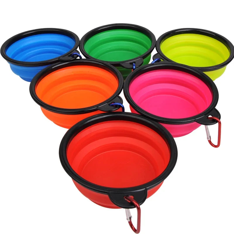 Durable Portable Food Bowl for Cats And Dogs ,Silicone ,Collapsible ,Travel Outdoor Water Food Bowl