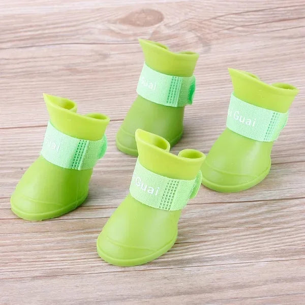 Dog Shoes,  Waterproof ,  Rain Shoes for Dogs and Puppies, Rubber Boots, Durable