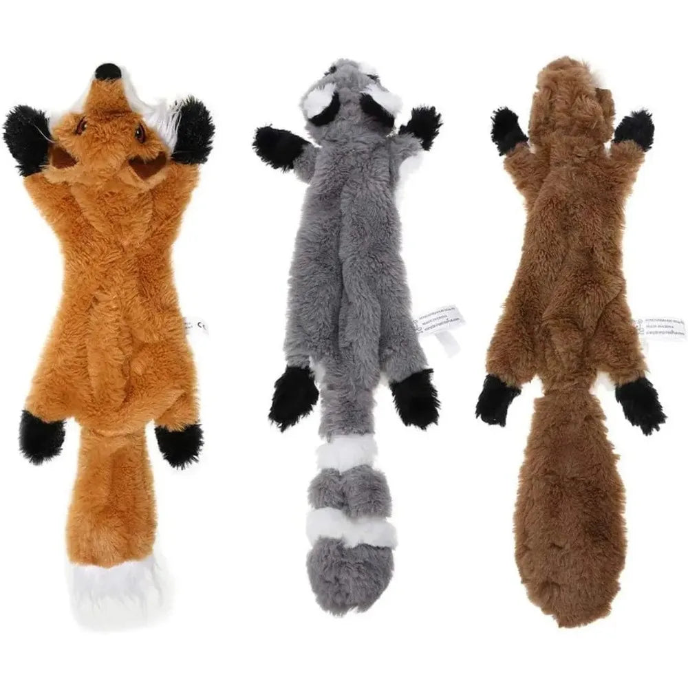 18 Inch Stuffing Free Squeaky Toy for Small,  Medium Dogs
