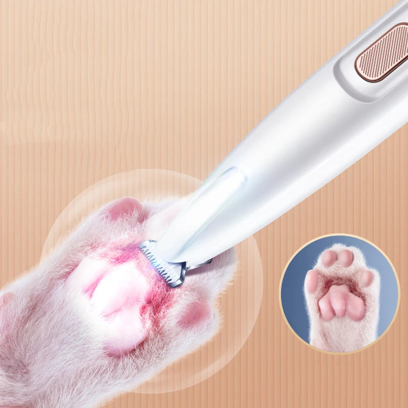 Portable Trimmer with Led Light , Nail Grinder Shaver ,Rechargeable ,Cordless Nail Grooming