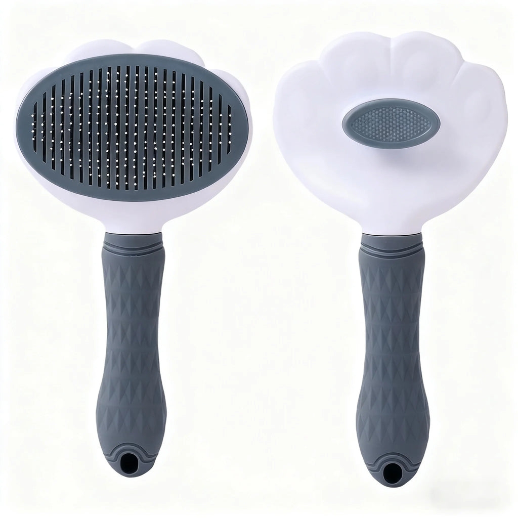 Self Cleaning Pet Hair Remover Brush For Dogs Cats, Grooming