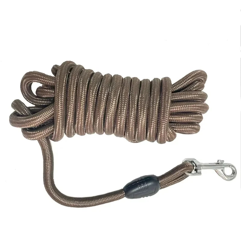 Long Nylon Dog Leash For Dogs and  Cats Outdoor Hiking Lead Rope Strong,5m 10m 15m