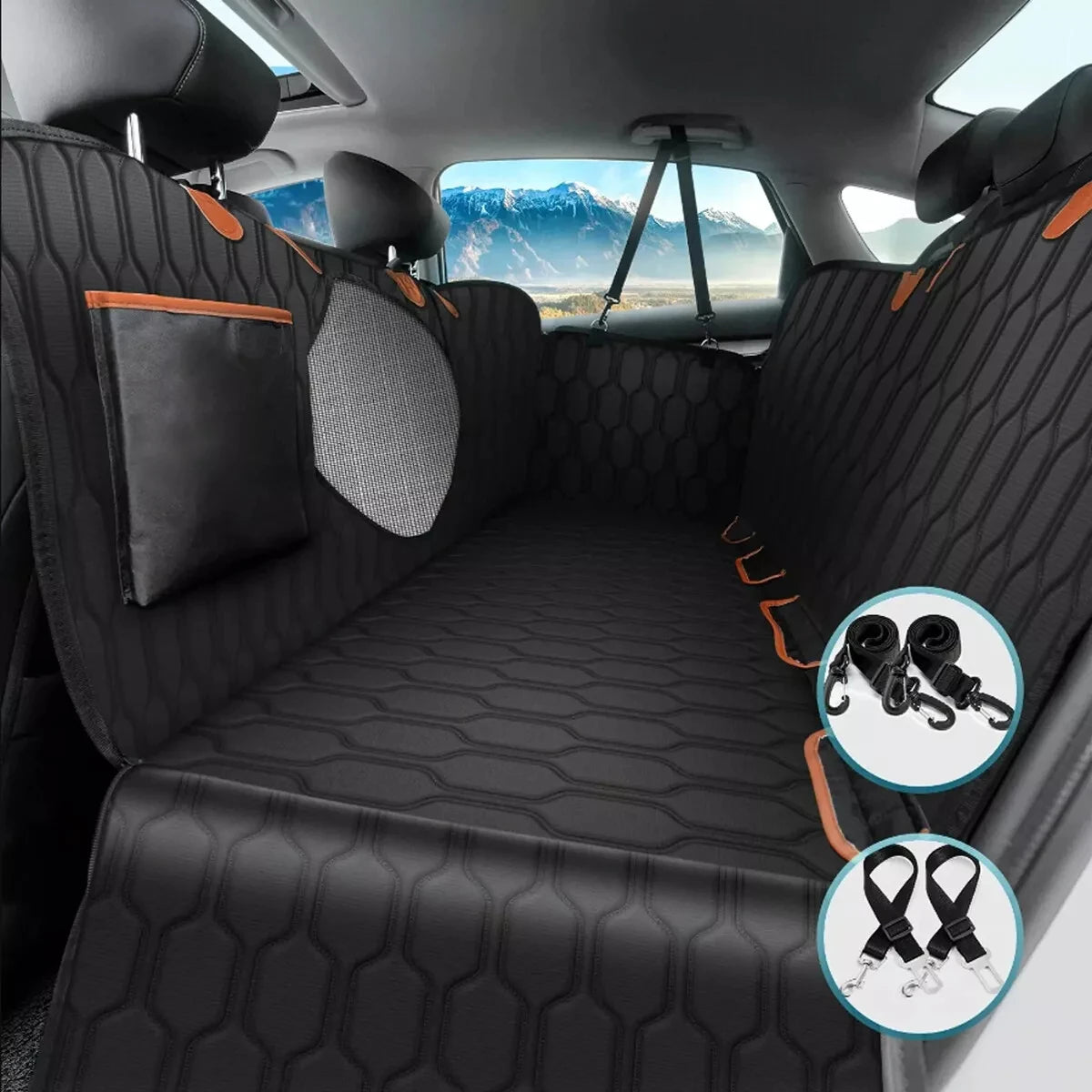 Car Seat Cover for Back Seat ,Waterproof ,Pet Seat Protector Mat Nonslip Universal