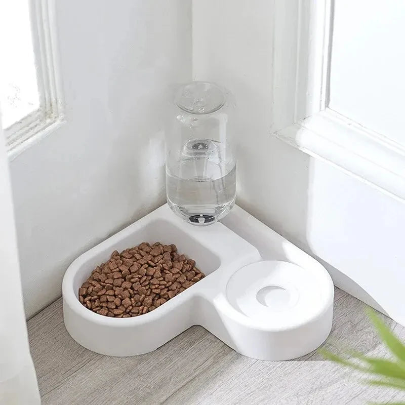 Automatic Drinking Love Pet Bowl, Moisture-proof Cat, Dog Basin Dual-use Multi-functional Drinking And Feeding