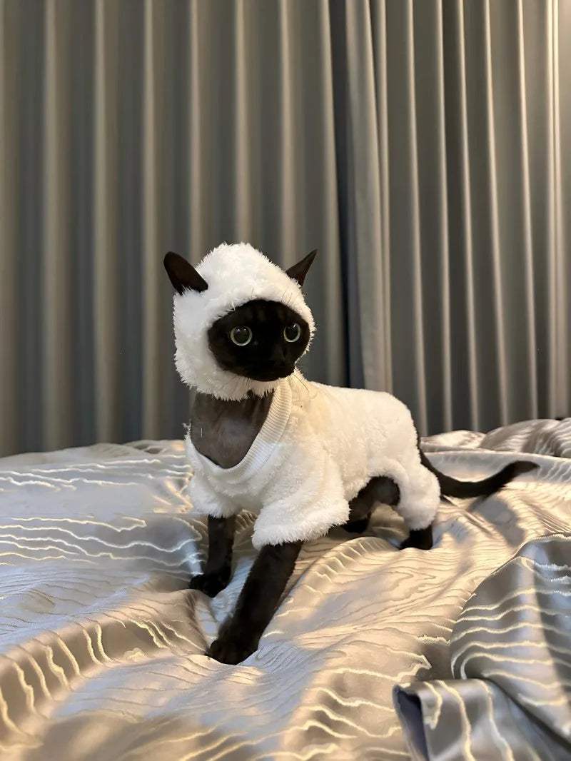 Hairless cat thickened polar fleece,  warm , double-sided fleece cotton
